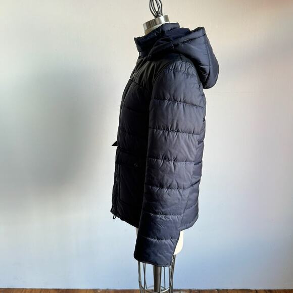 A.P.C. Rue Madame Paris Navy Puffer Coat - Picture 4 of 8
